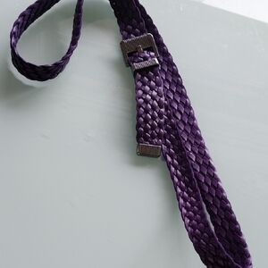 Jil Sander Vintage 80s Braided Leather Belt